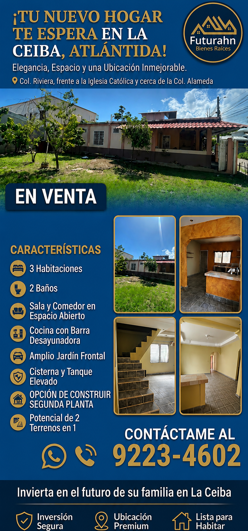 HERMOSA VIVIENDA UBICADA COL RIVIERA